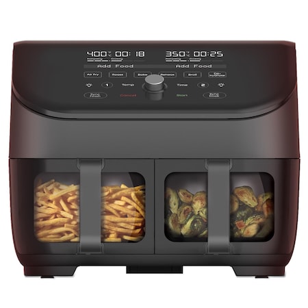 Instant Brands Instant Vortex Dual Basket Black 8 qt Programmable Digital Air Fryer 140-3090-01